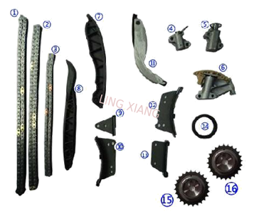 HYUNDAI/KIA /2.5T 2008 D4CB Engine Overhaul Package Engine Seal Kit